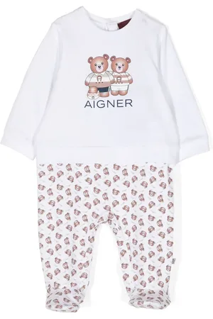 Aigner Pyjama à logo ourson imprimé