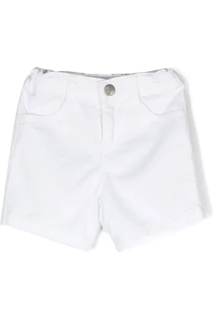 Emporio Armani Short en jean à détail de logo