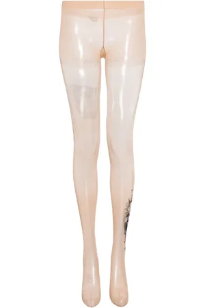 JUNYA WATANABE Collants à imprimé tête de mort
