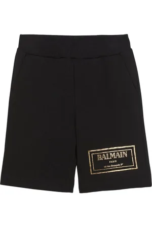 Balmain Short de sport à logo brodé