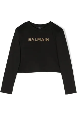 Balmain T-shirt à logo imprimé