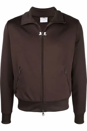 Courrèges Veste bomber à patch logo