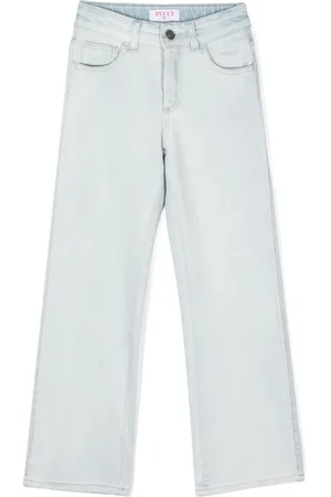 PUCCI Junior Jean à patch logo