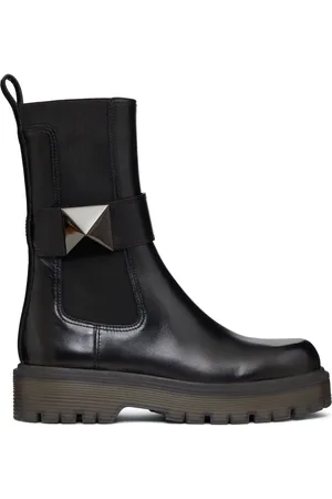 VALENTINO GARAVANI Bottes One Stud en cuir