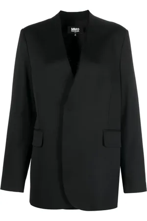 Maison Margiela Blazer boutonné à design sans col