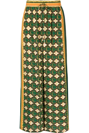 Camilla Pantalon palazzo à imprimé géométrique