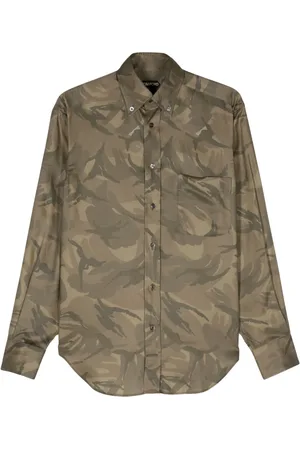 Tom Ford Chemise à imprimé camouflage