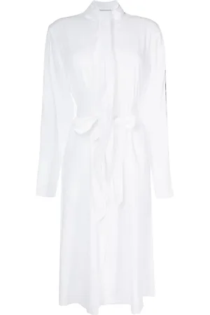 Peter Do Robe en coton à taille ceinturée
