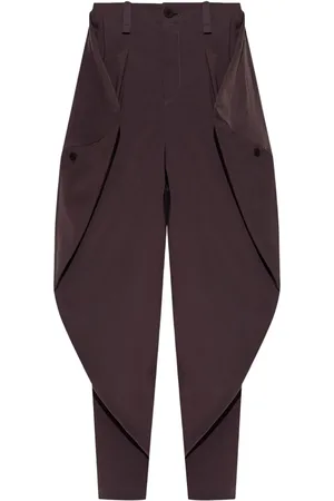 Issey Miyake Pantalon à coupe ample