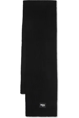 HUGO BOSS écharpe en maille nervurée