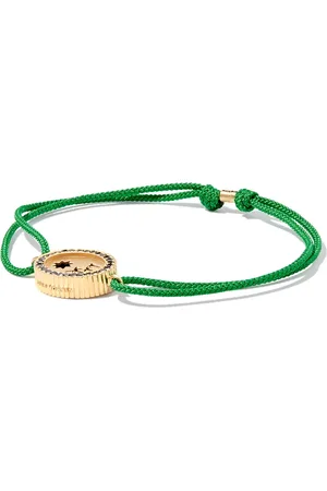 LUIS MORAIS Bracelet cordes à breloque en 14ct