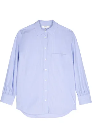 Frame Chemise en popeline à fines rayures