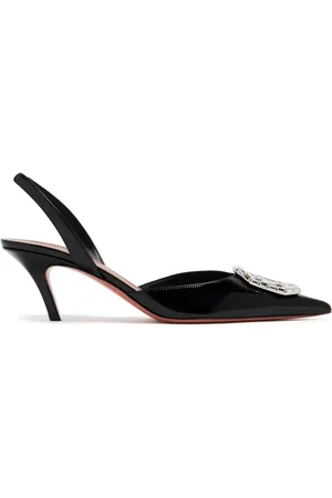 Amina Muaddi Escarpins Camelia 60 mm à boucle