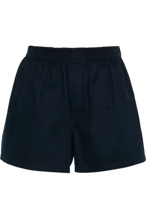 Balenciaga Short en coton à taille élastiquée