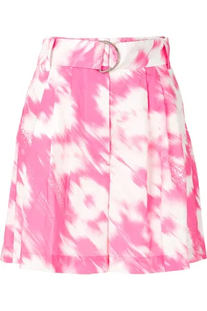 Msgm Short imprimé à taille ceinturée