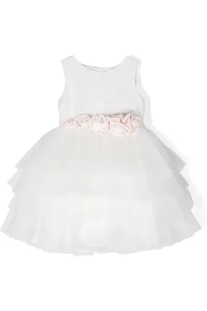 Mimilù Robe à appliques de fleurs