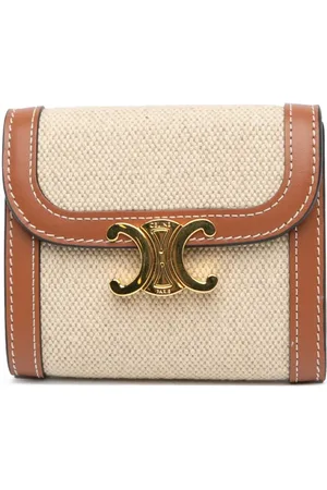 Céline Petit portefeuille pliant à motif Triomphe (2023)