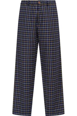 Marni Pantalon droit à carreaux