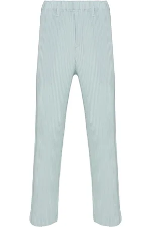 Issey Miyake Pantalon Color Pleats à coupe droite
