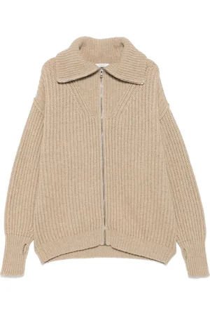 LEMAIRE Cardigan en maille à design nervuré
