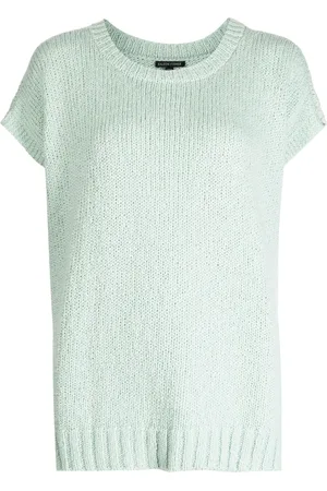 Eileen Fisher Haut en maille à encolure ronde