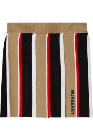 Burberry T-shirt rayé à logo brodé