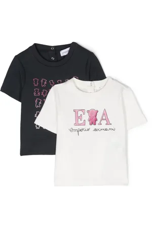 Emporio Armani Lot de deux t-shirts à logo imprimé
