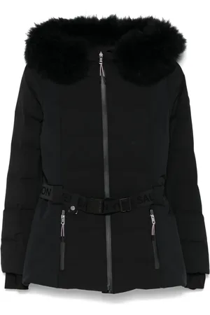 YVES SALOMON Veste de ski à taille ceinturée