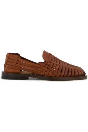 Brunello Cucinelli Sandales à brides tressées