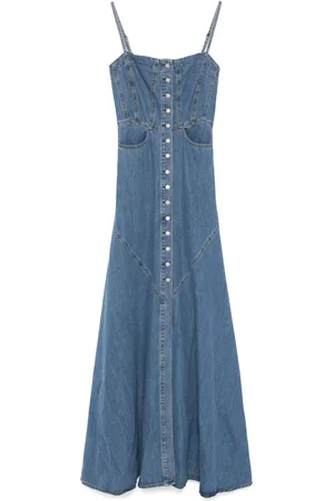 AG Jeans Robe longue à manches longues