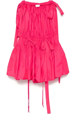 Alexander McQueen Robe courte à fronces
