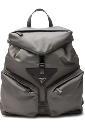 Prada Sac à dos Re-Nylon à finitions en cuir