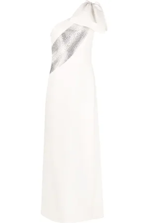 Elie saab Robe longue Crystal Wave à une épaule