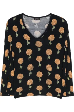 VERSACE Pull à fleurs (années 2000)