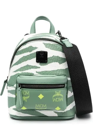 MCM Sac à dos en cuir à imprimé animalier