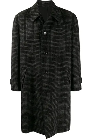 Comme des Garçons Manteau mi-long à carreaux