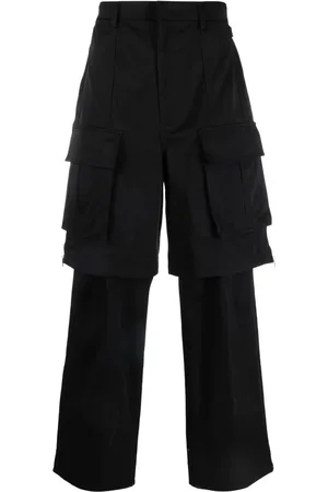 JUUN.J Pantalon droit à poches cargo