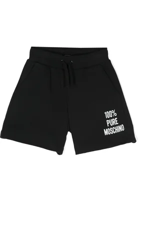 Moschino Short en coton à logo imprimé