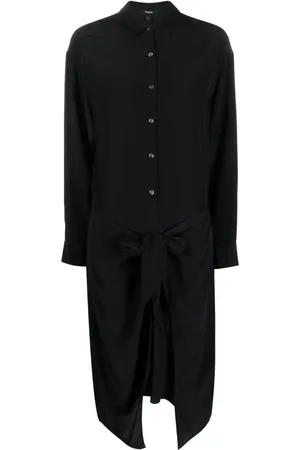 THEORY Robe-chemise Sarong à design drapé