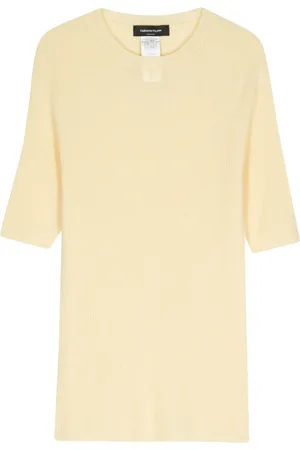 Fabiana Filippi T-shirt nervuré à col ras de cou