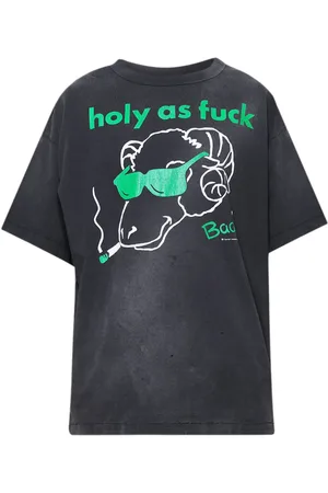 SAINT MXXXXXX T-shirt en coton à imprimé graphique