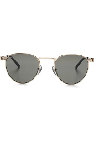 Gucci Lunettes de soleil à monture ovale
