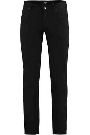 Fendi Jean slim à broderies