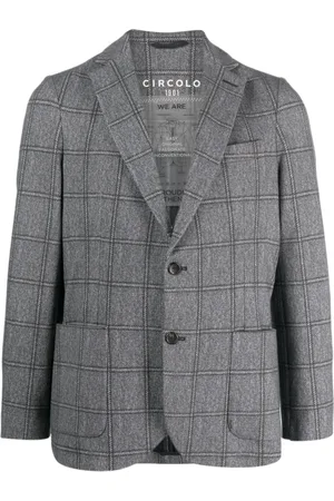 Circolo Blazer boutonné à carreaux