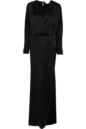 GENNY Robe en satin à coupe longue