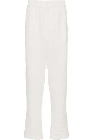 Sunspel Pantalon en lin à lien de resserrage