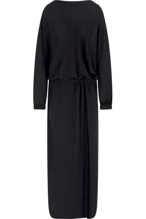 Giorgio Armani Robe en soie à coupe longue