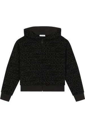 Dolce & Gabbana Hoodie zippé à logo imprimé