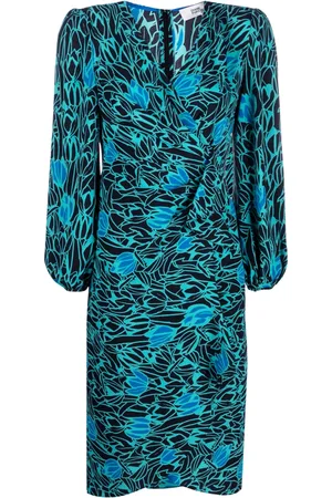 Diane von Furstenberg Robe mi-longue Thanatos à imprimé floral