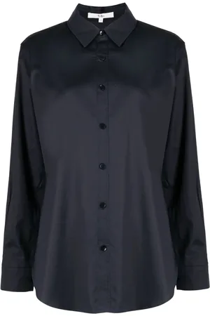 tibi Chemise en coton à boutonnière
